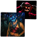 Neon LED mask