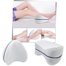 Orthopedic knee and leg pillow with memory foam