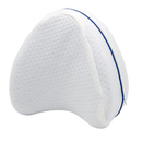 Orthopedic knee and leg pillow with memory foam
