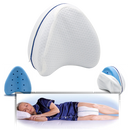 Orthopedic knee and leg pillow with memory foam