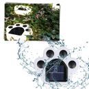 Solar-Powered Paw Print Pathway Light