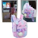 Plush Unicorn Girl’s Backpack