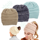 Beanie for Ponytail and Messy Bun
