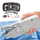 Handheld sewing machine and sewing kit