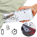 Handheld sewing machine and sewing kit