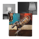 Rocket-shaped LED Lamp