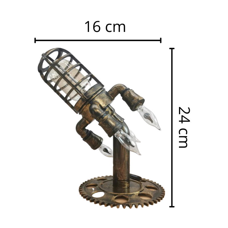 Rocket-shaped LED Lamp