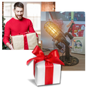 Rocket-shaped LED Lamp