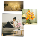 Delightful Rose Tree Lamp