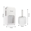 2 in 1 Electric Mosquito Swatter LED lamp