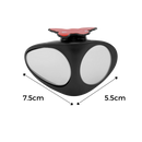 Rotatable 2 Side Blind Spot Car Mirror