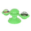 Rotative Windmill Cat Toy With Brush