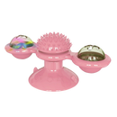 Rotative Windmill Cat Toy With Brush