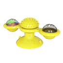 Rotative Windmill Cat Toy With Brush