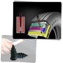 Rubber tire repair nails