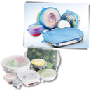 Pack of 6 Silicone Stretch Lids