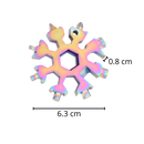 18-in-1 Stainless Steel Snowflake Multi-Tool