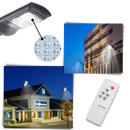 Motion-Sensing Solar-Powered Outdoor LED