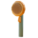 Self-cleaning pumpkin pet brush