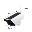 Solar surveillance camera