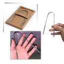 Stainless steel tongue cleaner