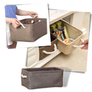 Stylish Linen Basket with Rope Handles