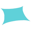 Weatherproof Rectangular Sun Shade sail