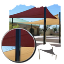 Water Resistant Triangle Sun Shade Sail