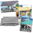 Weatherproof Rectangular Sun Shade sail