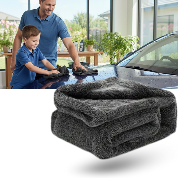 Absorbent Microfiber Glass Cleaner Towel