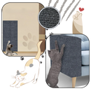 Adhesive Wall Mounted Cat Scratch Pad