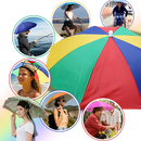 Adjustable Hand-Free Umbrella Hat