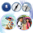 Adjustable Hand-Free Umbrella Hat