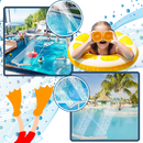 Adjustable Pool Waterfall Fountain