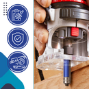 Anti-Kick Router Bits For Wood