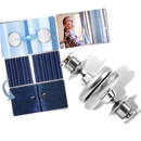 Anti-Leakage magnetic curtain clips