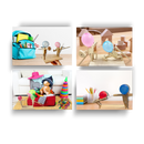 Bamboo Fun Balloon Fencing Game