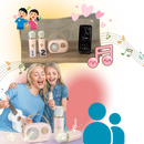 Bluetooth Dual Mic Kids Mini Karaoke