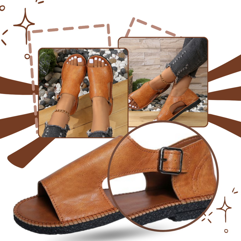 Chic Vintage Orthopedic Sandals