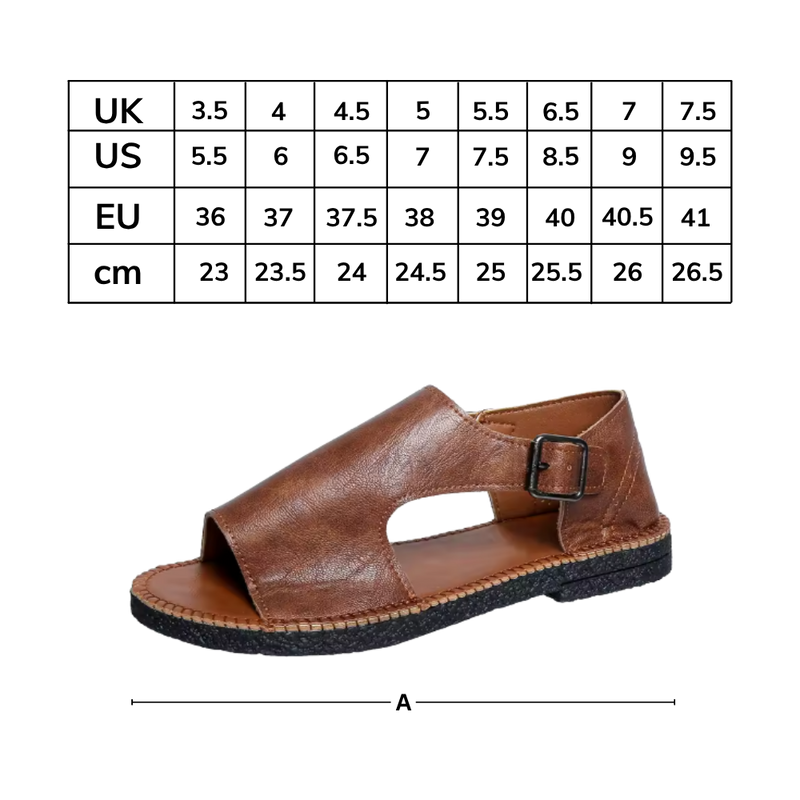 Chic Vintage Orthopedic Sandals