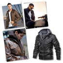 Classic Brown Leather Motorcycle Jacket