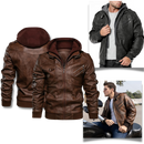 Classic Brown Leather Motorcycle Jacket