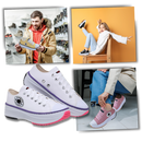 Comfortably Elevated Slip-Free Canvas Sneaker