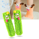 Coral Velvet Funky Socks