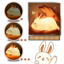 Cozy Adorable Bunny Night Light