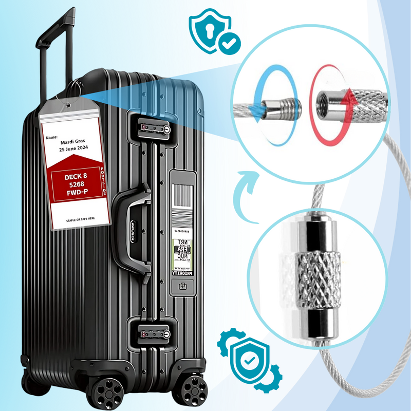 Custom Waterproof Luggage Tag