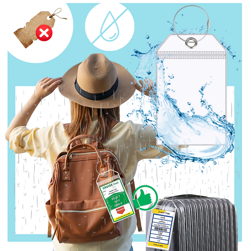 Custom Waterproof Luggage Tag