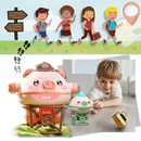 Cutesy Tightrope Piggy Toy