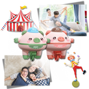 Cutesy Tightrope Piggy Toy