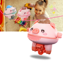 Cutesy Tightrope Piggy Toy